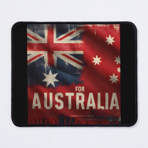 Item preview, FOR AUSTRALIA (THE DISTRESSED FLAG 2025) designed and sold by Takin-Thepiss.