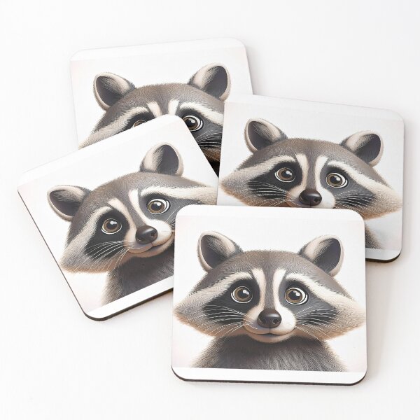 Item preview, Cute Raccoon Illustration for Kids – Funny and Friendly Character designed and sold by Hamdy est 1985.
