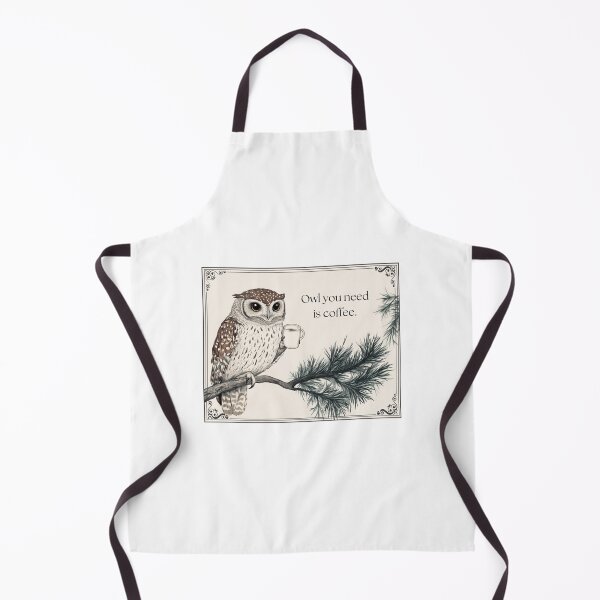 Item preview, Owl You Need is Coffee Owl Print designed and sold by GardenSwingArt.
