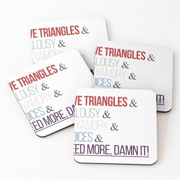 Item preview, Love Triangles Ampersand List designed and sold by onioceans.
