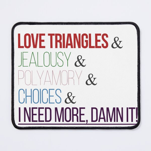 Item preview, Love Triangles Ampersand List designed and sold by onioceans.
