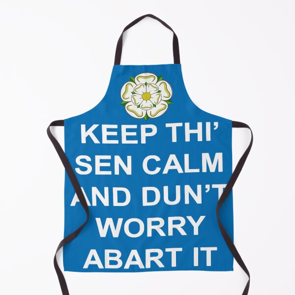 Item preview, Keep Thi Sen Calm Else And Dunt Worry Abart It White Text designed and sold by taiche.