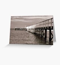 Sorrento Pier Greeting Card