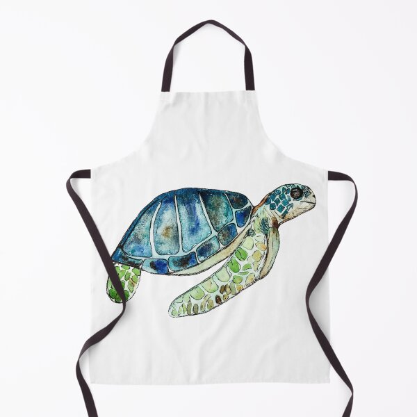 Item preview, Colorful Watercolor Water Turtle designed and sold by elisewied.