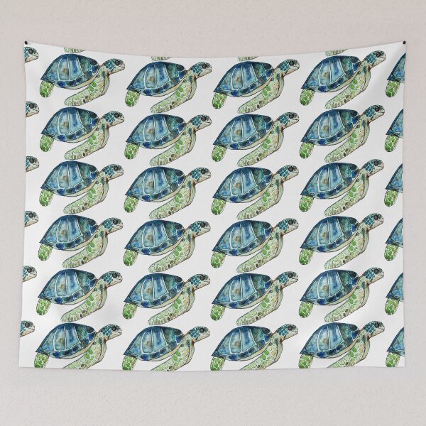 Item preview, Colorful Watercolor Water Turtle  designed and sold by elisewied.