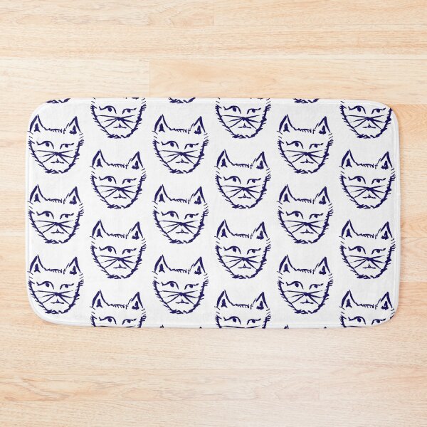 Item preview, Questioning Cat Navy designed and sold by MagentaTwilight.