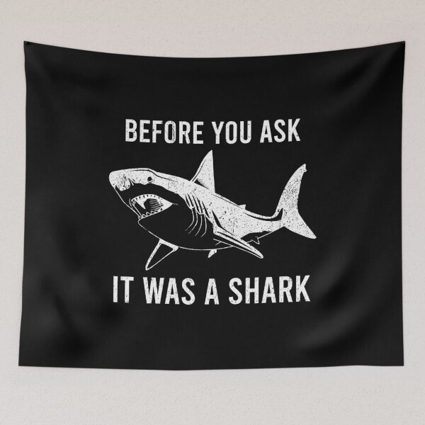 Item preview, Before You Ask, It Was a Shark - Funny Amputee Amputation Shark Bite Humor designed and sold by zhilwahesani.