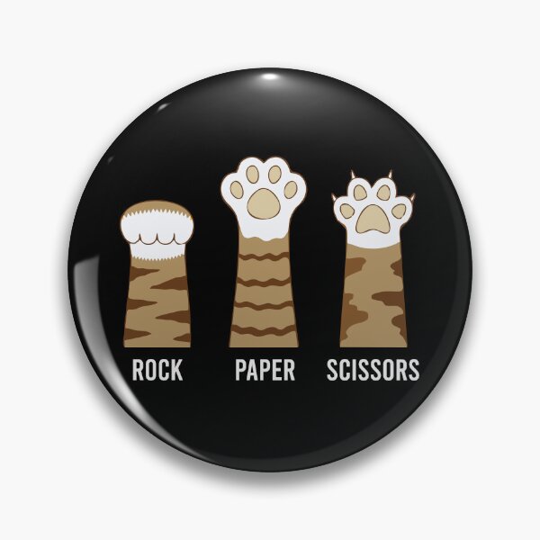 Item preview, Rock Paper Scissors - Cute Paw Cat Hands designed and sold by zhilwahesani.