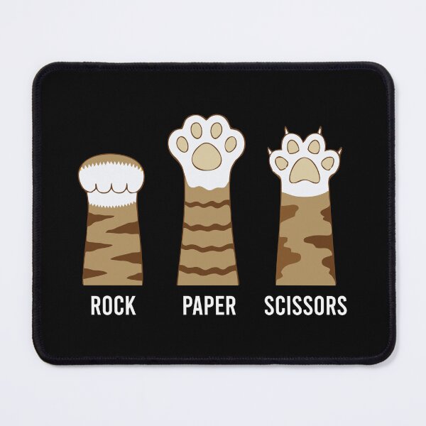 Item preview, Rock Paper Scissors - Cute Paw Cat Hands designed and sold by zhilwahesani.