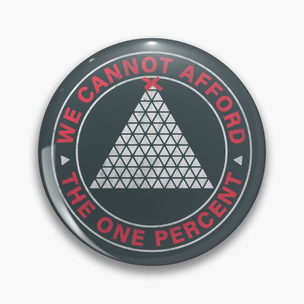 Item preview, we cannot afford the one percent - white & red designed and sold by BrownWoodRobot.