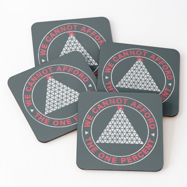 Item preview, we cannot afford the one percent - white & red designed and sold by BrownWoodRobot.