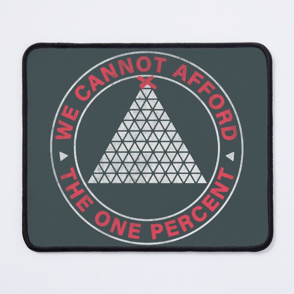 Item preview, we cannot afford the one percent - white & red designed and sold by BrownWoodRobot.