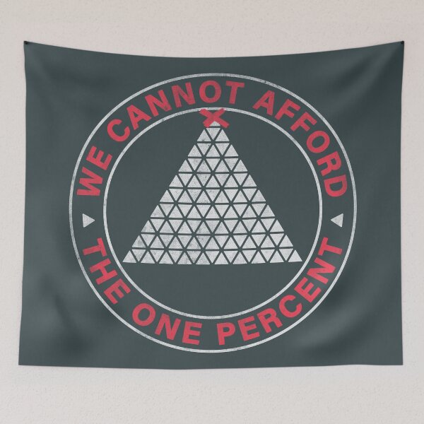 Item preview, we cannot afford the one percent - white & red designed and sold by BrownWoodRobot.