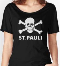 St Pauli Skull Women's Relaxed Fit T-Shirt