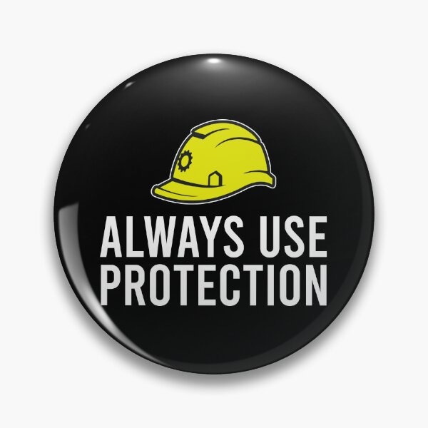 Item preview, Always Use Protection - Funny Construction Safety Helmet designed and sold by zhilwahesani.
