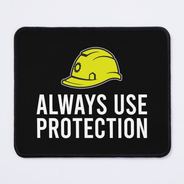 Item preview, Always Use Protection - Funny Construction Safety Helmet designed and sold by zhilwahesani.