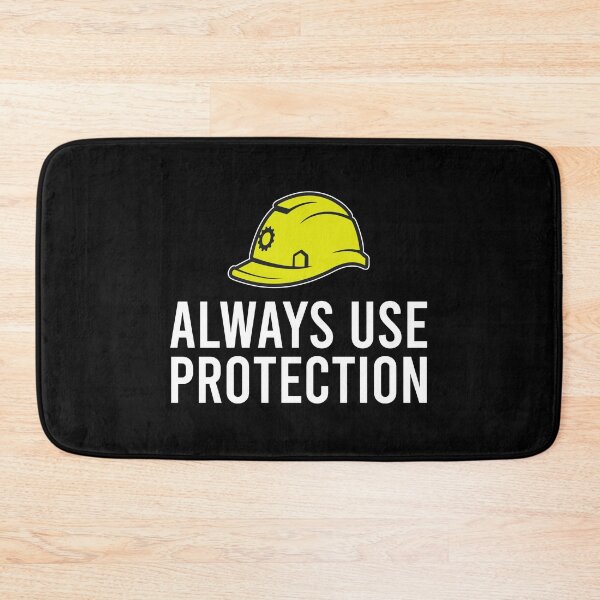 Item preview, Always Use Protection - Funny Construction Safety Helmet designed and sold by zhilwahesani.
