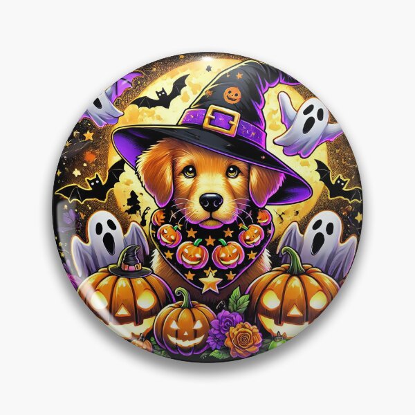Item preview, Spooky Dog Halloween Delight designed and sold by prkpuriku.
