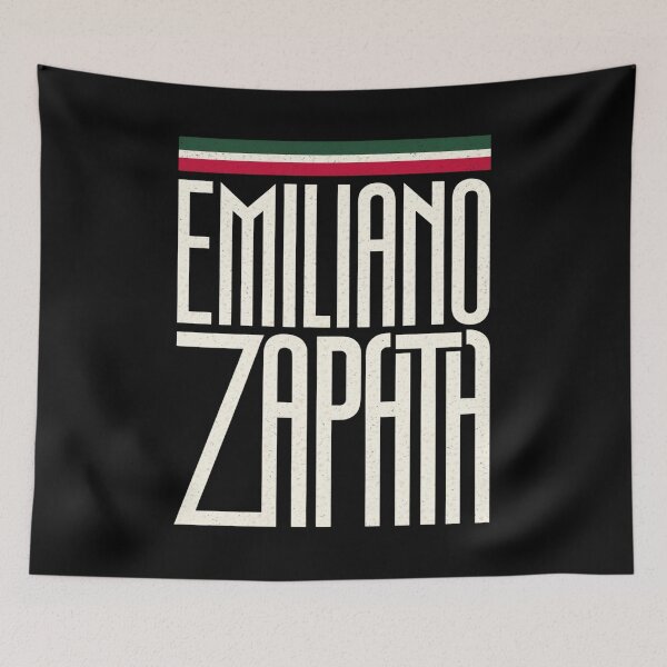 Item preview, Emiliano Zapata The Mexican Revolutionary in Vintage Lettering  designed and sold by FelineFrenzyArt.