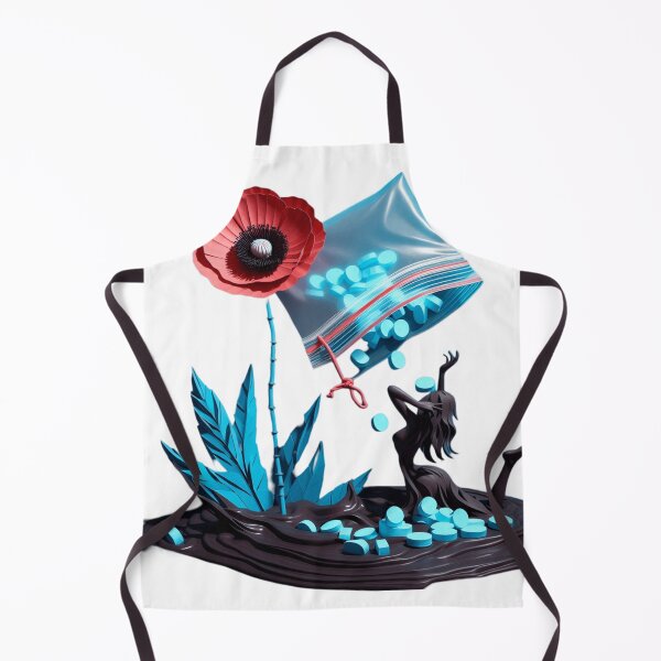 Item preview, Addiction Horror - Opium Poppy, Opiate Drugs, Scream Dancing Woman designed and sold by SomniferumWars.