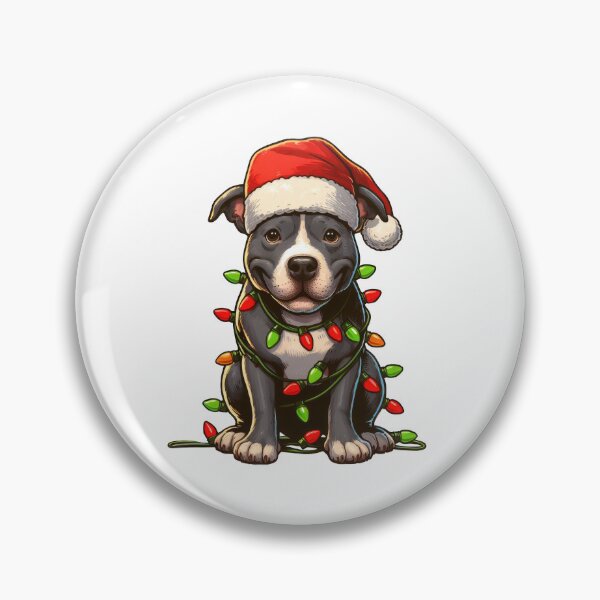 Item preview, Pit Bulls Christmas designed and sold by doodIllustrate.