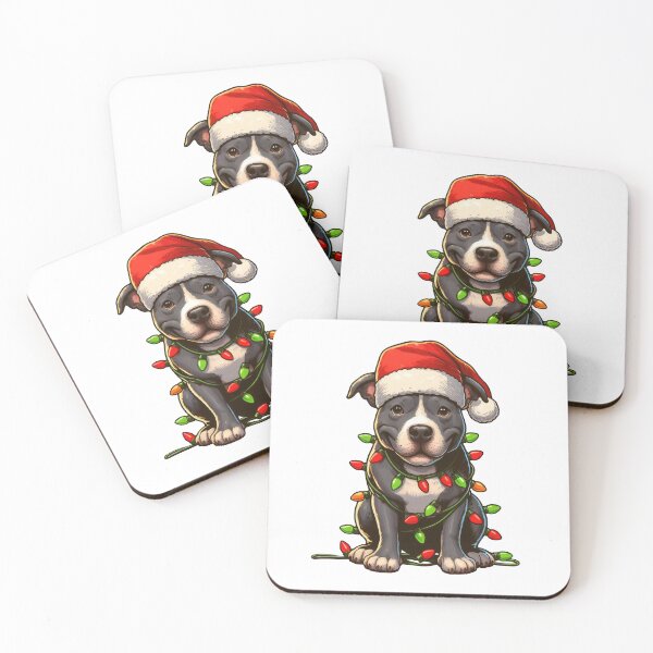 Item preview, Pit Bulls Christmas designed and sold by doodIllustrate.