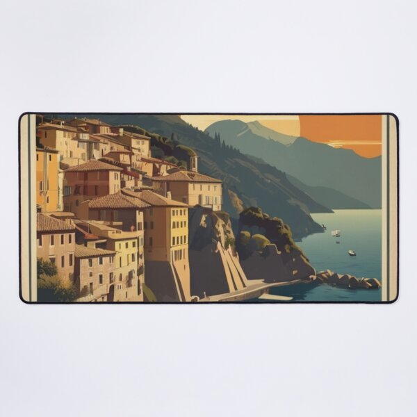 Item preview, 004 Vintage Italy Travel Poster Design designed and sold by Alexis Art Collection.