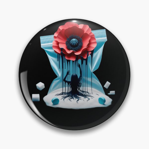 Item preview, Addiction Horror - Opium Poppy, Opiate Drugs, Trapped Woman designed and sold by SomniferumWars.