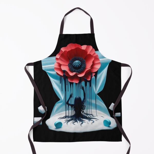 Item preview, Addiction Horror - Opium Poppy, Opiate Drugs, Trapped Woman designed and sold by SomniferumWars.