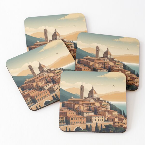 Item preview, 005 Vintage Italy Travel Poster Design designed and sold by Alexis Art Collection.