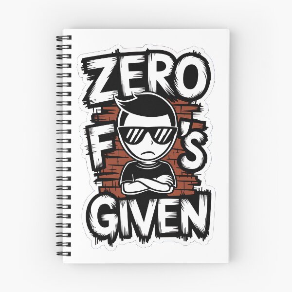 Item preview, Zero F's Given designed and sold by CerativeHymns.