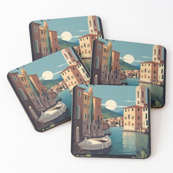 Item preview,  006 Vintage Italy Travel Poster Design designed and sold by Alexis Art Collection.