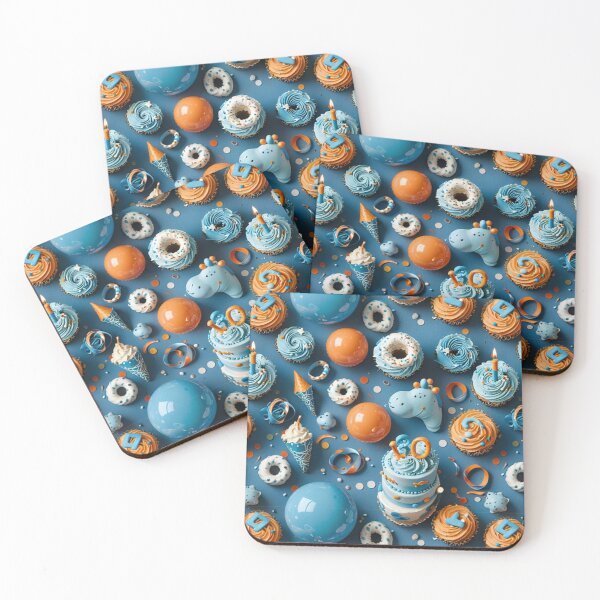 Item preview, Blue and orange cheers bash designed and sold by Grind & Giggle Co..