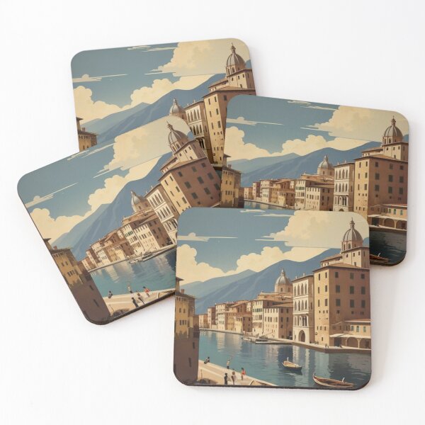 Item preview, 008 Vintage Italy Travel Poster Design designed and sold by Alexis Art Collection.