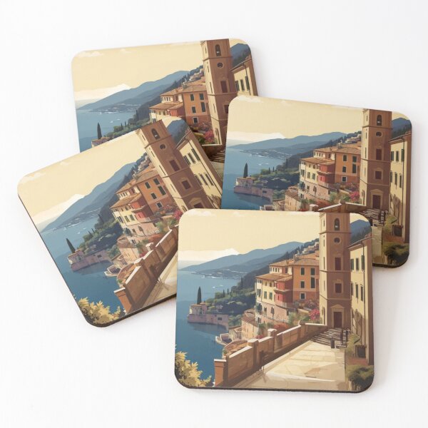 Item preview, 009 Vintage Italy Travel Poster Design designed and sold by Alexis Art Collection.