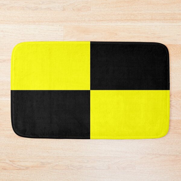 Item preview, Quarters - Black and Yellow designed and sold by JustPatterns2.
