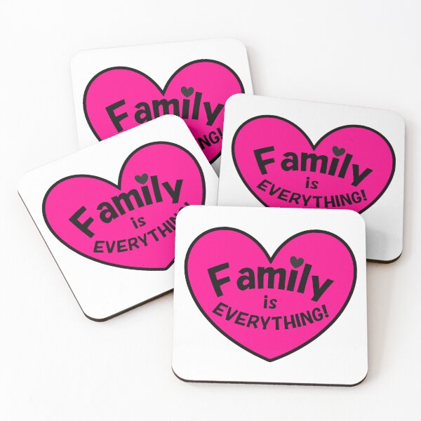 Item preview, Family is EVERYTHING pink Heart designed and sold by HoppRock.