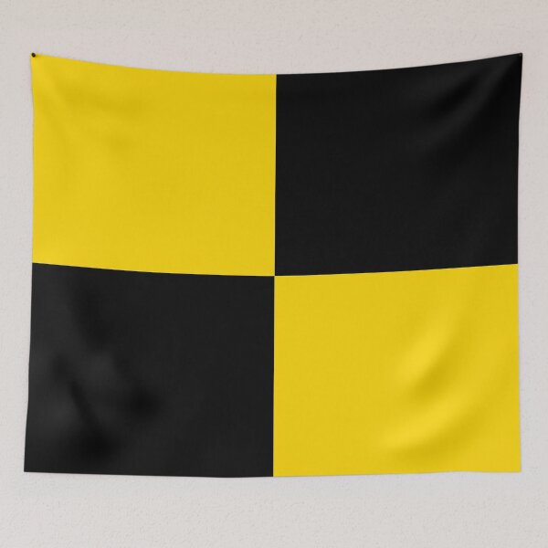 Item preview, Quarters - Black and Gold Yellow designed and sold by JustPatterns2.