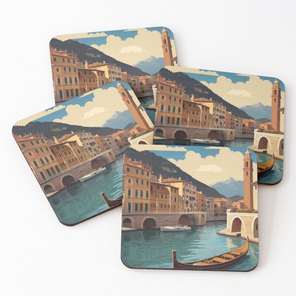 Item preview, 010 Vintage Italy Travel Poster Design designed and sold by Alexis Art Collection.