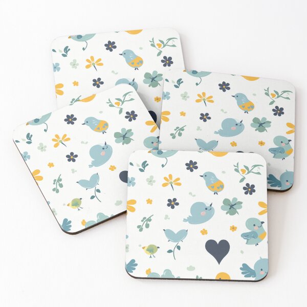 Item preview, Baby shower themes, birds and flowers designed and sold by mind-coloring.