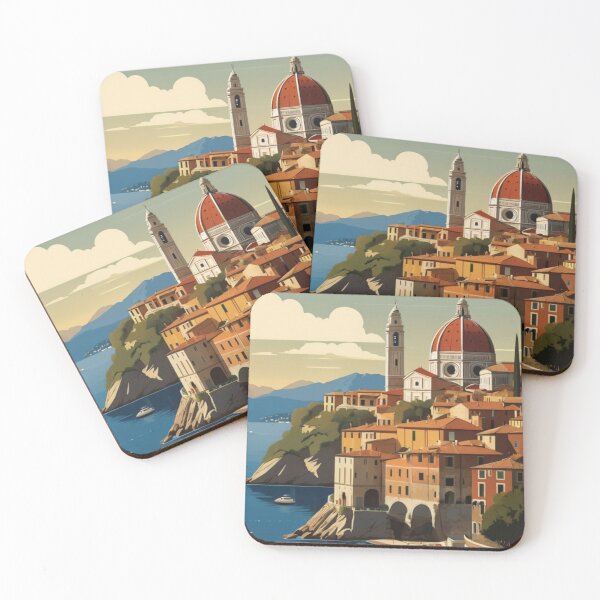 Item preview, 011 Vintage Italy Travel Poster Design designed and sold by Alexis Art Collection.