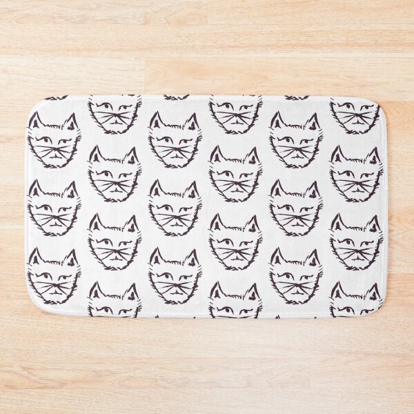 Item preview, Questioning Cat Purple Black designed and sold by MagentaTwilight.