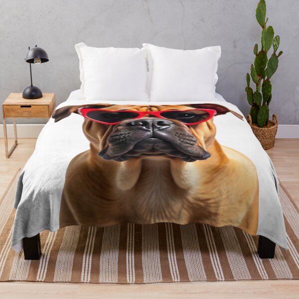 Item preview, Funny cool Chinese Shar Pei dog wearing a heart shape sunglasses designed and sold by LazyOwlStore.