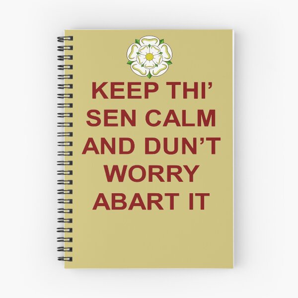 Item preview, Keep Thi Sen Calm Else And Dunt Worry Abart It Red Text designed and sold by taiche.