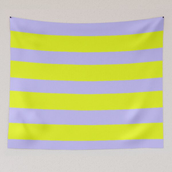 Item preview, Purple Yellow Stripes - Horizontal Stripes / Purple Yellow Striped designed and sold by Victoria Rose.
