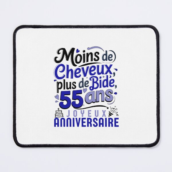 Aperçu de l'œuvre Humour 55 Ans - Cadeau Drôle pour Homme - Anniversaire Quinqa créée et vendue par RomualdGR.