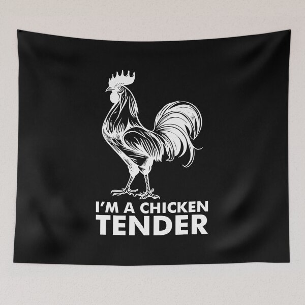 Item preview, I'm A Chicken Tender - Animal Lover Pun designed and sold by viunziameriza.