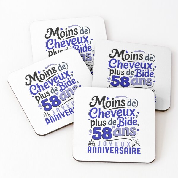 Item preview, Humor 58 Years - Funny Gift for Man - Quinqua Birthday designed and sold by RomualdGR.
