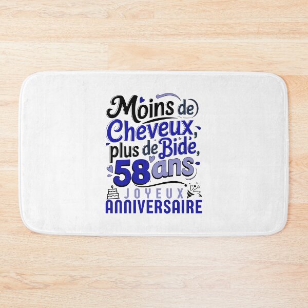 Item preview, Humor 58 Years - Funny Gift for Man - Quinqua Birthday designed and sold by RomualdGR.