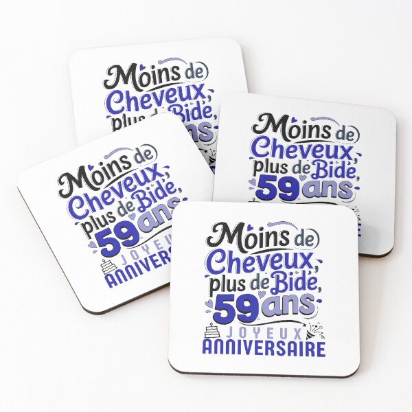 Item preview, Humor 59 Years Old - Funny Gift for Man - Quinqua Birthday designed and sold by RomualdGR.